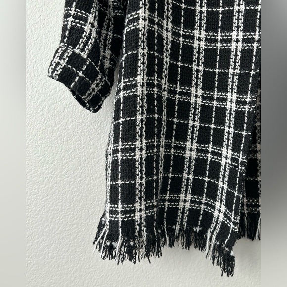 Petal & Pup, Black and White, Shacket, Small - Picture 3 of 6